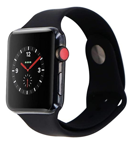 Apple Watch Series 3 Gps Lte, Acero Inoxidable, Zafiro, Leer