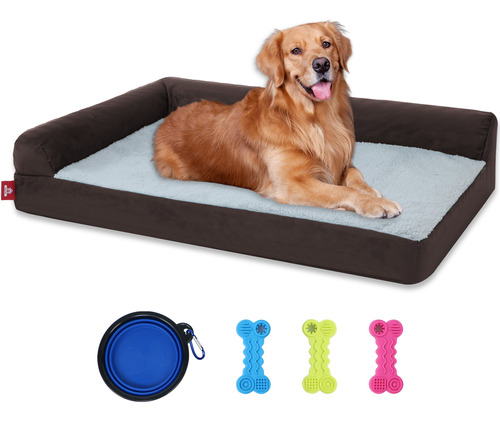 Cama Para Perro Mascota Ante Impermeable Desmontable Lavable