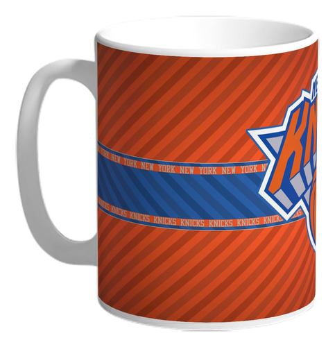 Taza Nba Baskteball New York Knicks De Plastico Irrompible