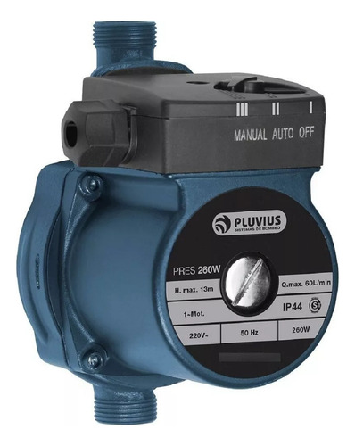 Bomba Presurizadora De Agua Pluvius 260w 3 Baños tanque elevado
