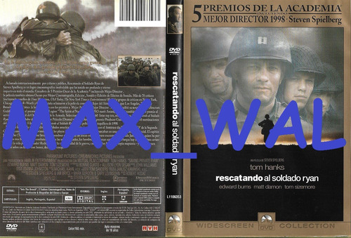 Rescatando Al Soldado Ryan Dvd Steven Spielberg Tom Hanks