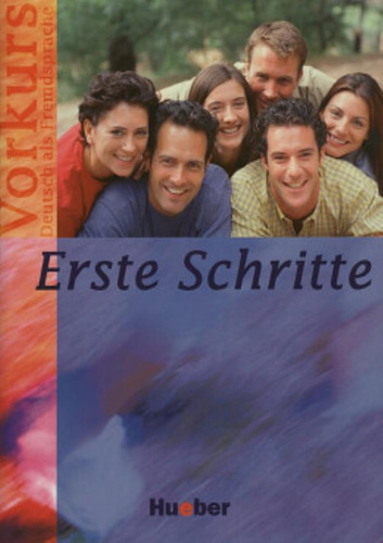 Erste schritte vorkurs deutsch als fremdsprache, de Hueber. Editora Distribuidores Associados De Livros S.A., capa mole em alemão, 2002