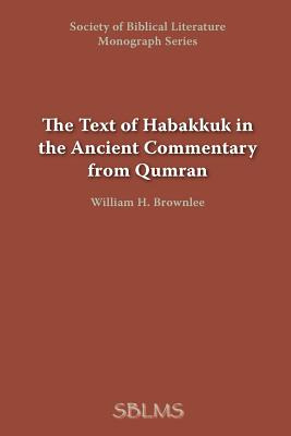 Libro The Text Of Habakkuk In The Ancient Commentary From...