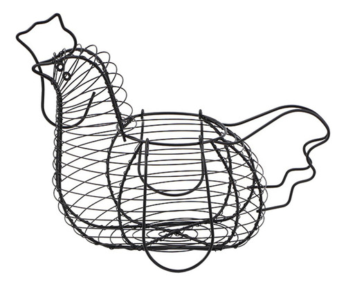 N Cesta De Metal Para Huevos De Gallina, Cesta Para Huevos