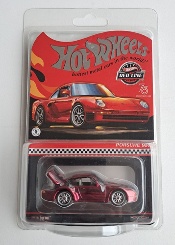 Hot Wheels Rlc Red Line Club Exclusive 1986 Porsche 959 Cor Vermelho