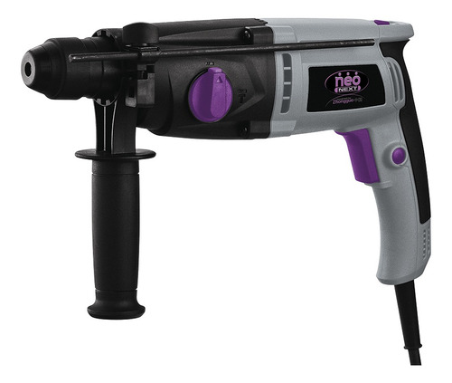 Rotomartillo electroneumático Neo RM 1222 gris, negro y violeta frecuencia de 50Hz con 750W de potencia 220V