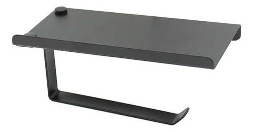 Juego De 4 Accesorios Para Baño Negro Mate Minimalista