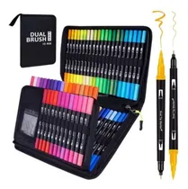 Comprar 72 Pcs De Plumones Punta Pencil Rotuladores Doble Punta