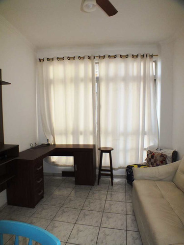 Imagem 2 de 30 de Apartamento Com 1 Dorm, Itararé, São Vicente - R$ 205 Mil, Cod: 1404 - V1404