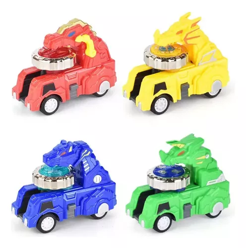 Pião Zip Zap Carrinho Lançador Truck Car Beyblade Brinquedo