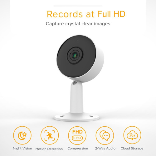 Imagen 3 de 7 de Monitor Bebé Full Hd Wifi Google Home Alexa