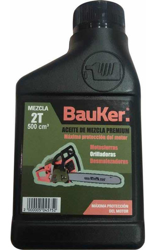 Aceite Motor 2 Tiempos 500 Ml Bauker