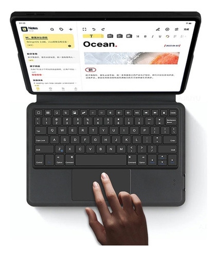 Zy Funda De Teclado Y Teclado Para Tableta Xiaomi Pad 6 Pro