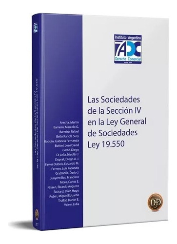 Las Sociedades De La Sección Iv En La Ley Gral De Sociedades