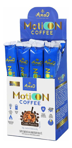 Motion Coffee Sabor Café Mocha (cx C/ 15 Sticks 10g) - Amao 