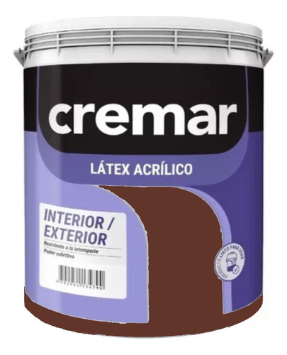 Latex Cremar Interior Exterior Color 10 Lts 