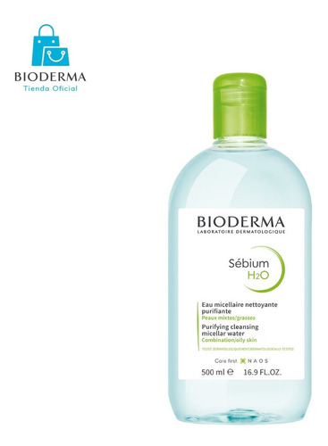 Bioderma Sébium H2o, Limpieza Profunda, 500 Ml