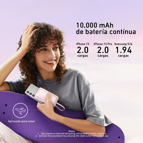 Cargador Portatil Anker Power Bank Zolo 10k Mah 30w Bolsillo