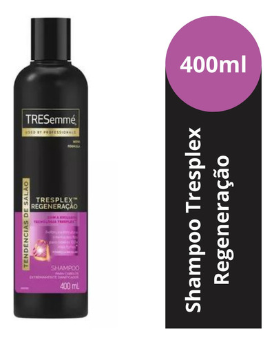  Shampoo Tresemmé Blindagem Platinum 400ml