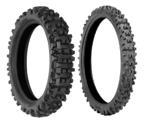 Par Pneu 80/100-21 + 110/100-18 Txc Cross Crf230 Technic