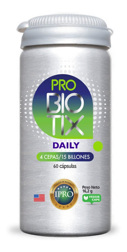 Probiotix Daily Probiotico 4 Cepas/15 Billones 60 Caps