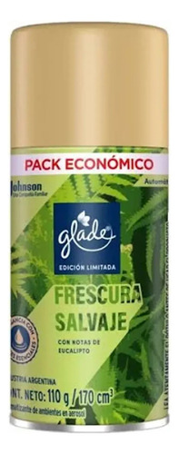 Glade Automatico Frescura Salvaje 110 G