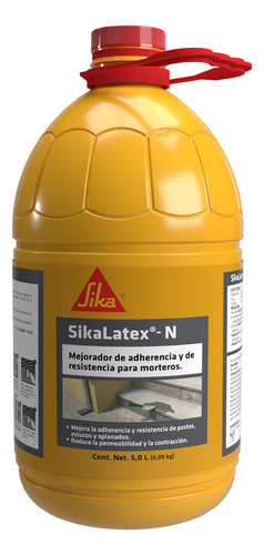 Sika Sikalatex N Mejorador De Adherencia Y Sellador 5 L