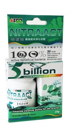 Nitraact 25g Azoo Degradador Biológico De Nitrato Em Aquário