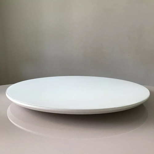 Bandeja Ms Decor Giratória Para Mesa Redonda 50 Cm Branco