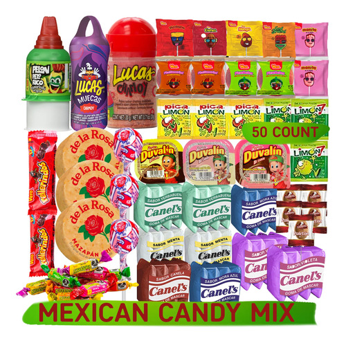 Dixis Mezcla De Dulces Mexicanos  50 Unidades: Surtido Vero