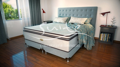 Imagen 3 de 8 de Sommier Suite Anti Stress Soft Viscoelástico Pocket 1,40 Mts