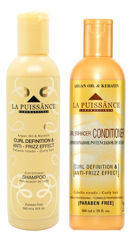 La Puissance Kit Shampoo + Acondicionador Cabello Rulos 3c