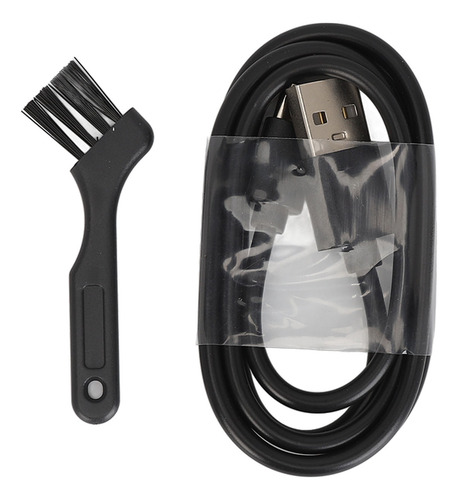 Recortadora De Barba Electrónica De Aluminio 2 En 1 Recargab