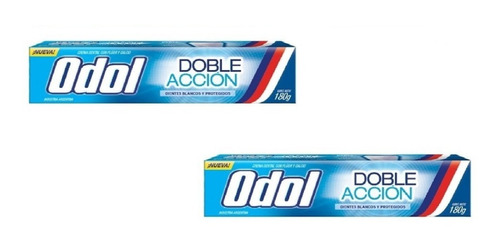 Pasta Dental Odol Doble Acción 180g Pack X2