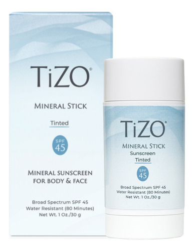 Tizo | Protector Solar Mineral En Barra | Con Color | Spf 45