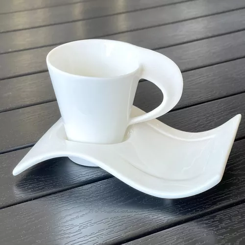 Set de tazas para café 6 unidades Blanco