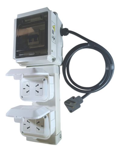 Tablero Eléctrico Obra Exterior 10ax4u Ip65 2mt 3x2,5mm