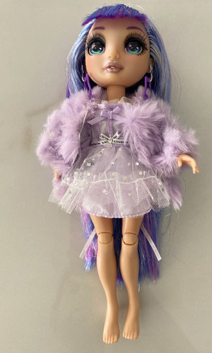 Boneca Rainbow High Fashion Violet Willow Com Acessorios (Usado)