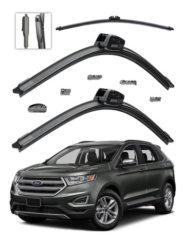 3 Plumas Limpiaparabrisas Ford Edge 2015 2016 2017 2018