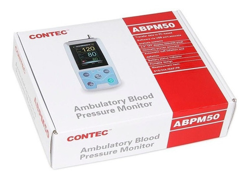 Monitor De Presión Arterial Abpm50 Contec Holter Mapa