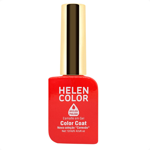 Kit Esmalte Gel 2 Cores Lindas Esmaltação Em Gel Cor Tons de vermelho
