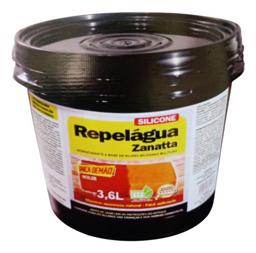 Repelágua Zanatta Hirofugante Impermeabilizante 3,6lts