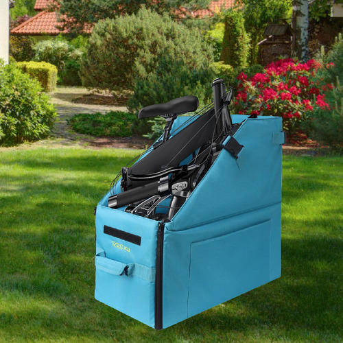 Caja De Almacenamiento Plegable Para Bicicletas Con Funda