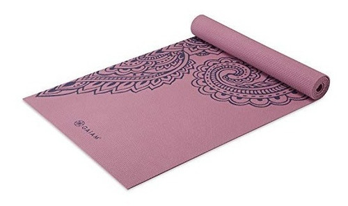Imagen 1 de 6 de Yoga Mat - Premium 5mm Print Thick Non Slip Exercise