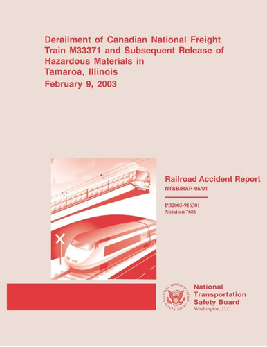 Libro: Railroad Accident Report: Derailment Of Canadian And