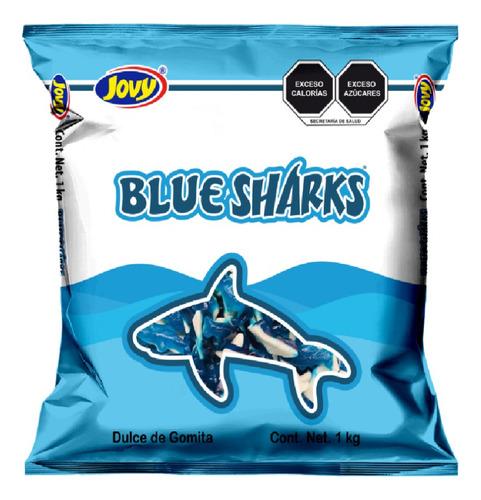 Gomitas De Tiburones Azules Jovy 1kg