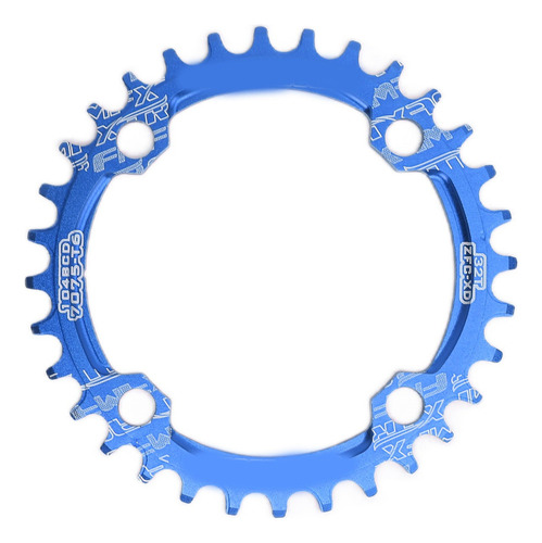 Plato De Bicicleta Fmfxtr 104 Bcd 32t Plato Redondo Azul