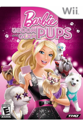 Barbie Groom And Glam Pups Wii Lacrado