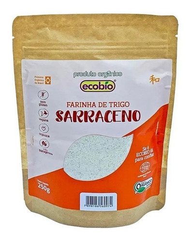 Farinha Trigo Sarraceno Orgânica Vegan Sem Glúten Ecobio