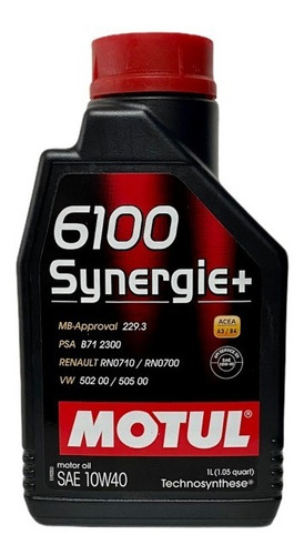 Aceite Semi-sintético 10w40 Motul 6100 Original